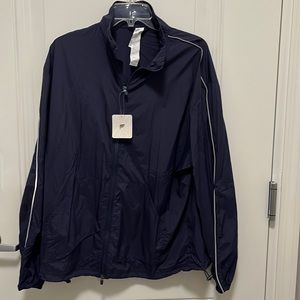 Brand new with tags navy windbreaker